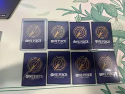 One Piece TCG English Op15 Alt Art, Luffy SEC, & SR Lot of 8 - Image 2