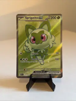 Sprigatito ex 251/217 Ascended Heroes - Full Art Pokemon Card - NM/Mint - Image 1