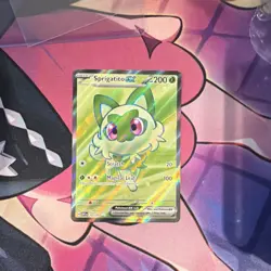 Pokemon Sprigatito EX 251/217 ASC Rare Full Art Holo Basic 200 HP - Image 2