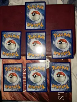 Lot Of 7 Gold Secret Rare Pokemon Trainer Cards - Image 2