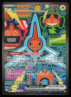 Rotom ex 126/094 Special Illustration Rare Phantasmal Flames Pokemon Card - Image 1