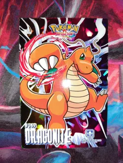 Dragonite #149 Pokemon Attacks Card Database Kanto Shattered Ice Holo - Image 3