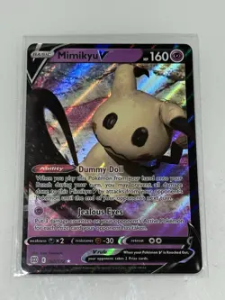 Pokemon TCG Mimikyu v Full Art Ultra Rare Holo Card 068/172 Brilliant Stars - Image 1