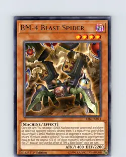 Yu-Gi-Oh TCG BM-4 Blast Spider LED2-EN014 1st Edition Regular Rare Card NM - Image 1