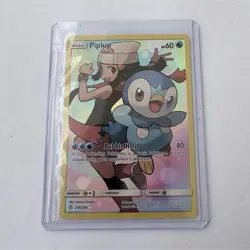 Pokemon Piplup Full Art Secret Rare Holo Card Cosmic Eclipse 239/236 Water 60 HP - Image 1
