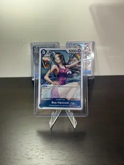 Bandai One Piece Card Game OP-03 Boa Hancock Character Card Lot (4 Cards) - Image 3