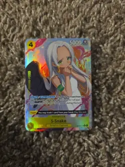 S-Snake (Alt Art) OP13-114 R Carrying on His Will - ONE PIECE Card Game ENGLISH - Image 1
