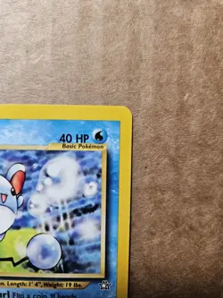 Pokemon Marill 1st Edition Common Neo Genesis Wizards 66/111 2000 Basic Card - Image 2