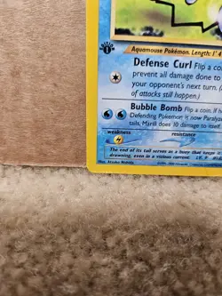 Pokemon Marill 1st Edition Common Neo Genesis Wizards 66/111 2000 Basic Card - Image 5