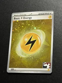 Lightning Energy Rare With 3 Swirls Mint Prize Play Stamped Pokemon Card Cosmos - Image 1