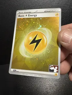 Lightning Energy Rare With 3 Swirls Mint Prize Play Stamped Pokemon Card Cosmos - Image 4