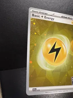 Lightning Energy Rare With 3 Swirls Mint Prize Play Stamped Pokemon Card Cosmos - Image 5