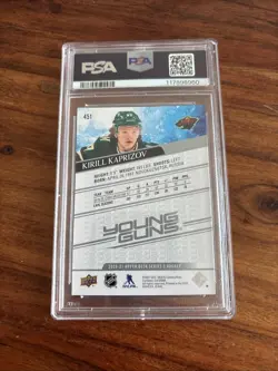 2020/21 UD Young Guns Kirill Kaprizov #451 PSA 10 GEM MINT! 🔥 - Image 2