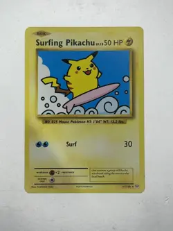 Surfing Pikachu (111/108) XY Evolutions Pokemon Card - NM/LP - Image 1