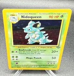Nidoqueen Pokemon Jungle 7/64 HOLO FOIL Rare - Image 5