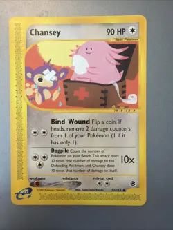Pokemon - Chansey - E-Series - Expedition Base - 72/165 - Vintage - 2002 - Image 1