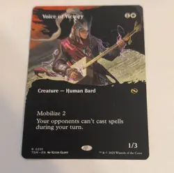 Magic: The Gathering Voice of Victory Rare Borderless TDM 0331 - Image 1