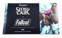 MTG Secret Lair x Fallout Rad NEW SEALED Traditional Foil Pack - Image 1