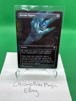 MTG - Arcane Signet - BORDERLESS - Artifact - CMM #653 - UC - Image 1