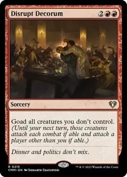 Disrupt Decorum Commander Masters Regular - Image 1