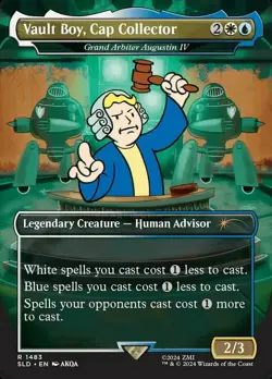 Vault Boy, Cap Collector - Grand Arbiter Augustin IV - Rainbow Foil SL mtg LP - Image 1