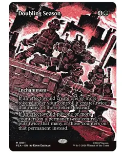 Doubling Season - Source Material - Teenage Mutant Ninja Turtles - MtG- NM - Image 1