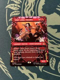 Casey Jones, Vigilante Showcase NON Foil Teenage Mutant Ninja Turtles TMT MTG - Image 1