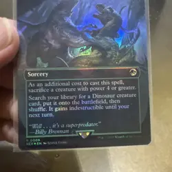 Savage Order (Borderless) FOIL Universes Beyond: Jurassic World Collection - Image 2