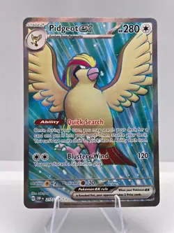 Pidgeot ex 217/197 Ultra Rare Obsidian Flames Pokemon NM - Image 1