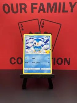 Piplup 20/25 Holo Pokemon Card Mcdonalds 25th Anniversary Promo NM - Image 1