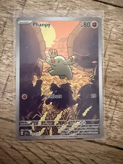 Pokemon TCG Phanpy Card Surging Sparks 205/191 - Image 1