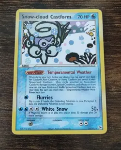 Pokemon Snow-Cloud Castform 25/101 EX Hidden Legends Card - Image 1