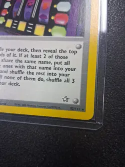 Pokemon TCG Neo Genesis Arcade Game 1st Edition Trainer 83/111 Regular LP/NM - Image 4