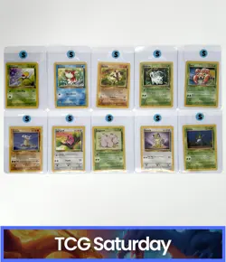 1999 POKEMON TCG JUNGLE NEAR COMPLETE SET 45/64 CARDS - Image 4