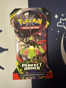 Pokemon Perfect Order Sleeved Booster Pack Factory Sealed ME3 - Image 1