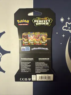 Pokemon Perfect Order Sleeved Booster Pack Factory Sealed ME3 - Image 2