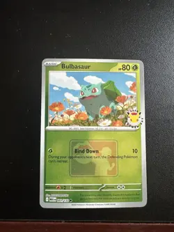 Bulbasaur 001/132 Mega Evolution Pokemon Day 2026 30th Play! League Promo - Image 1
