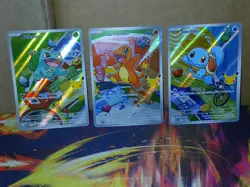 Pokemon TCG First Partner Illustration Collection Series 1 Kanto GEN 1 Starters - Image 1