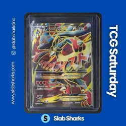 2017 POKEMON XY FURIOUS FISTS MEGA PWRS COLLECTION PROMO #55A /111 M LUCARIO EX - Image 1