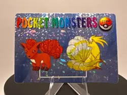 Pokemon Holo Vulpix Evolution Vintage Pocket Monsters Prism Sticker Card 1998 - Image 3