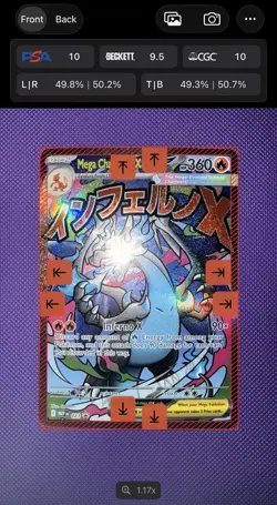Pokemon TCG UPC Mega Charizard X ex 023 Promo Holo NM (POTENTIAL 10) - Image 3