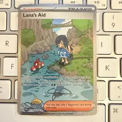 Pokemon Twilight Masquerade Lana’s Aid 219/167 Special Illustration Rare SIR - Image 1