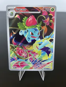 Ivysaur 134/132 Illustration Rare Pokemon Mega Evolution Full Art NM Pack Fresh - Image 1