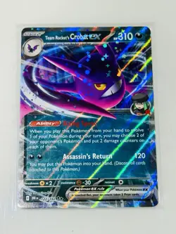 Pokemon TCG Team Rockets Crobat EX 122/182, Destined Rivals - Image 1