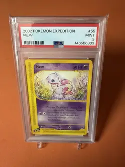 2002 POKEMON EXPEDITION #55 MEW PSA 9 - Image 1