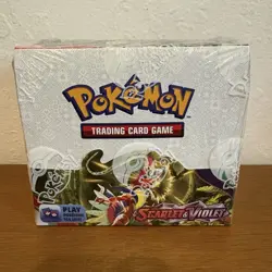 Scarlet and Violet Booster Box - Pokemon - Factory Sealed - Image 1