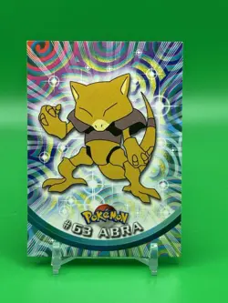 1999 Topps Pokemon #63 Abra (TV Animation Series 1) Blue Logo LP Free Ship H3 - Image 1
