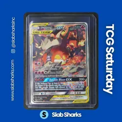 2019 POKEMON SM BSP RESH & CHAR GX FIG. COL. #SM201 RESHIRAM CHARIZARD TAG TEAM - Image 1