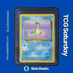 1999 POKEMON FOSSIL #25/62 LAPRAS - Image 1