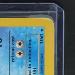 1999 POKEMON FOSSIL #25/62 LAPRAS - Image 5